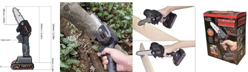 MINI MOTOSIERRA DE MANO PORTATIL
